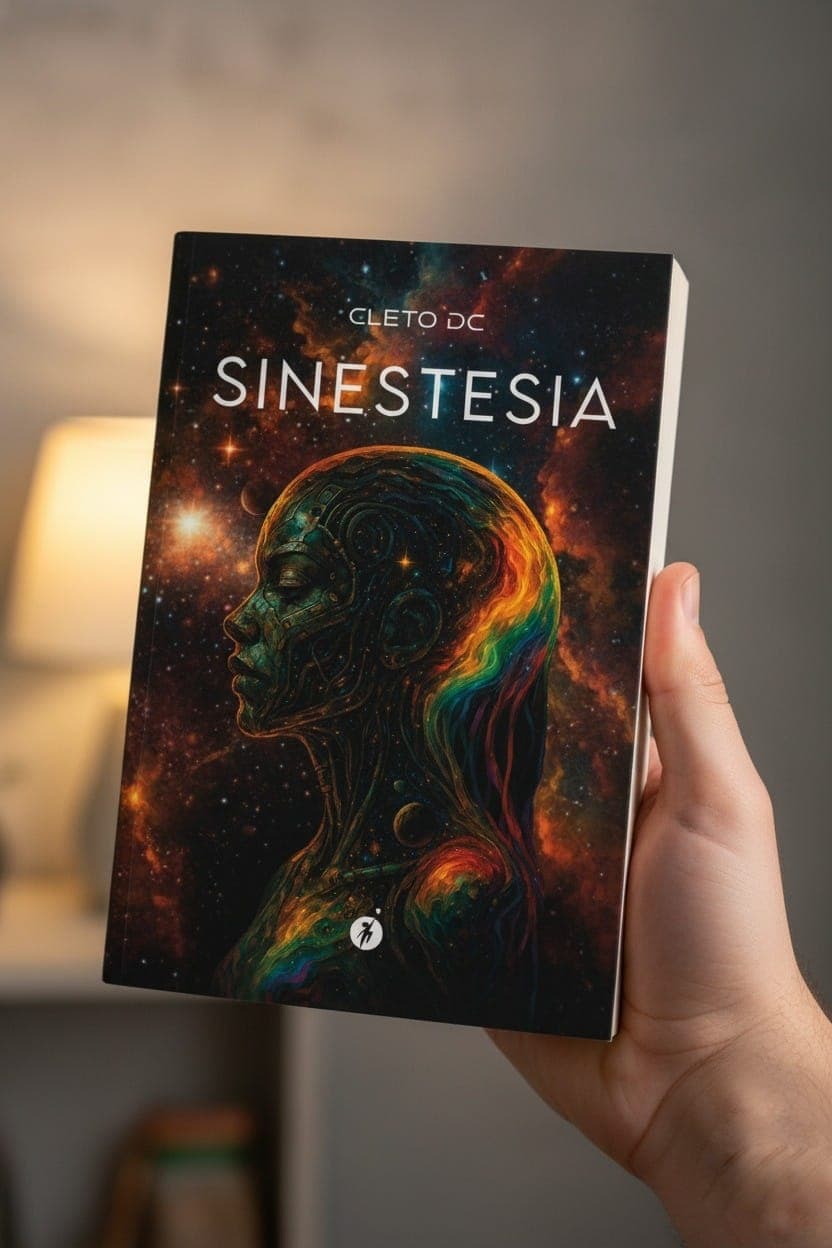 Capa do livro Sinestesia, de Cleto DC