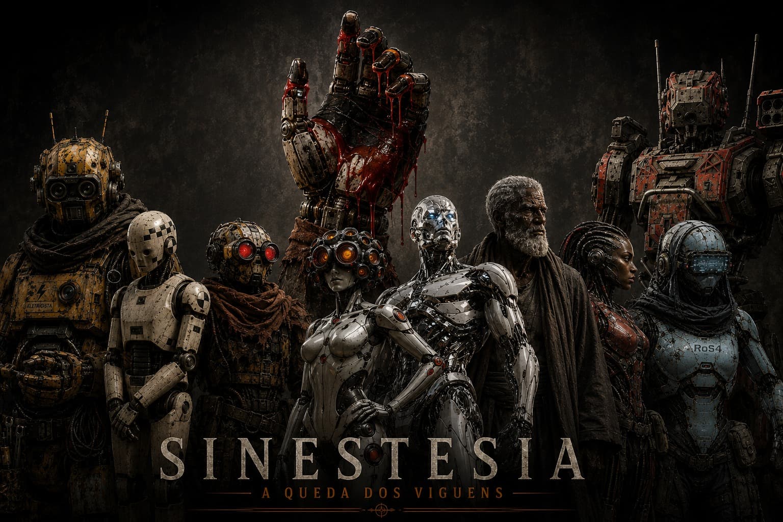 Elenco completo de Sinestesia — castas, gerações e renegados de Androm